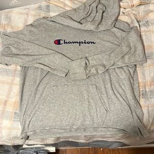 grey champion hoodie